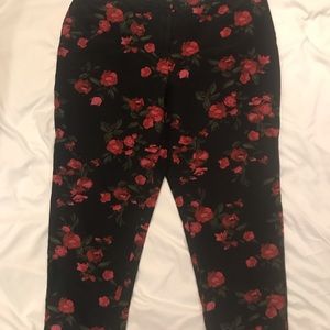 Red black tabors pant